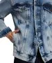 Herren Jacke Denim Jacket von Cross in Light Blue