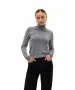 Damen Pullover Iris Rollneck von Vero Moda in Medium Grey Melange