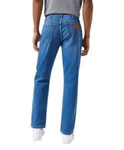 Wrangler Texas Stretch Jeans in blauer High-Stretch-Qualität
