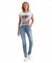 Damen Jeans Anya von Cross in Sky Blue Washed