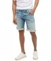 Herren Jeans Chicago Short von Mustang in Light Blue