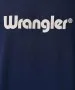 Herren Shirt Frame Logo Tee von Wrangler in Navy