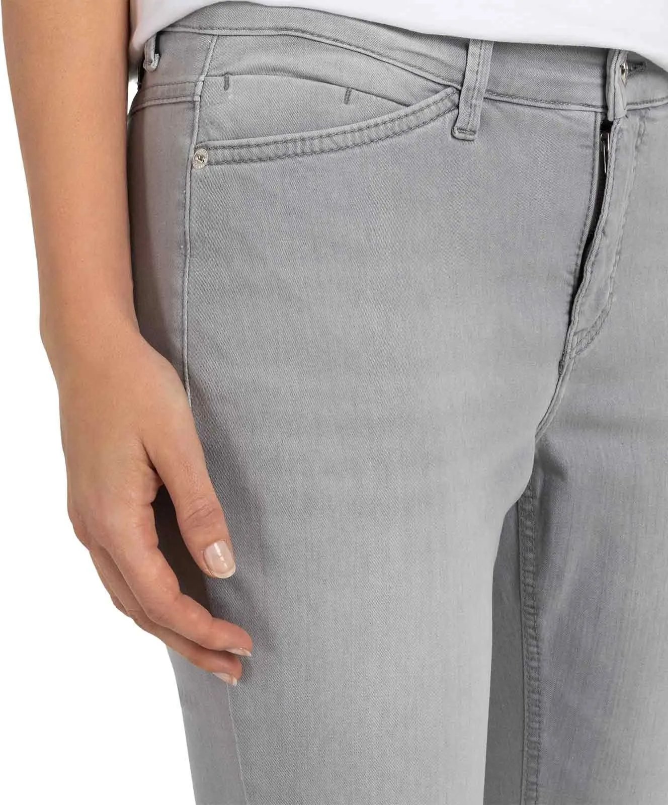 Damen Jeans Dream Summer von MAC in Authentic Light Grey Used