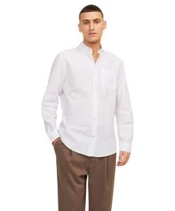 Jack & Jones Hemd Oxford mit Slim Fit in Weiß