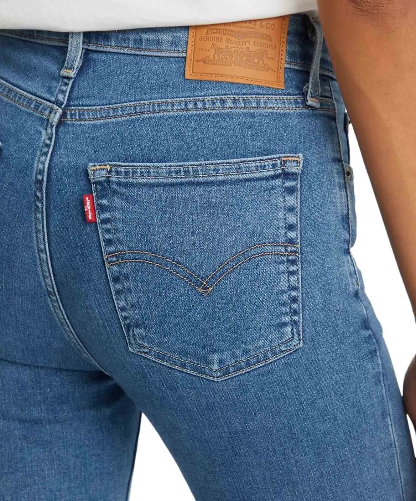 Damen Jeans 721 High Rise Skinny von Levis in Beach Break Stone