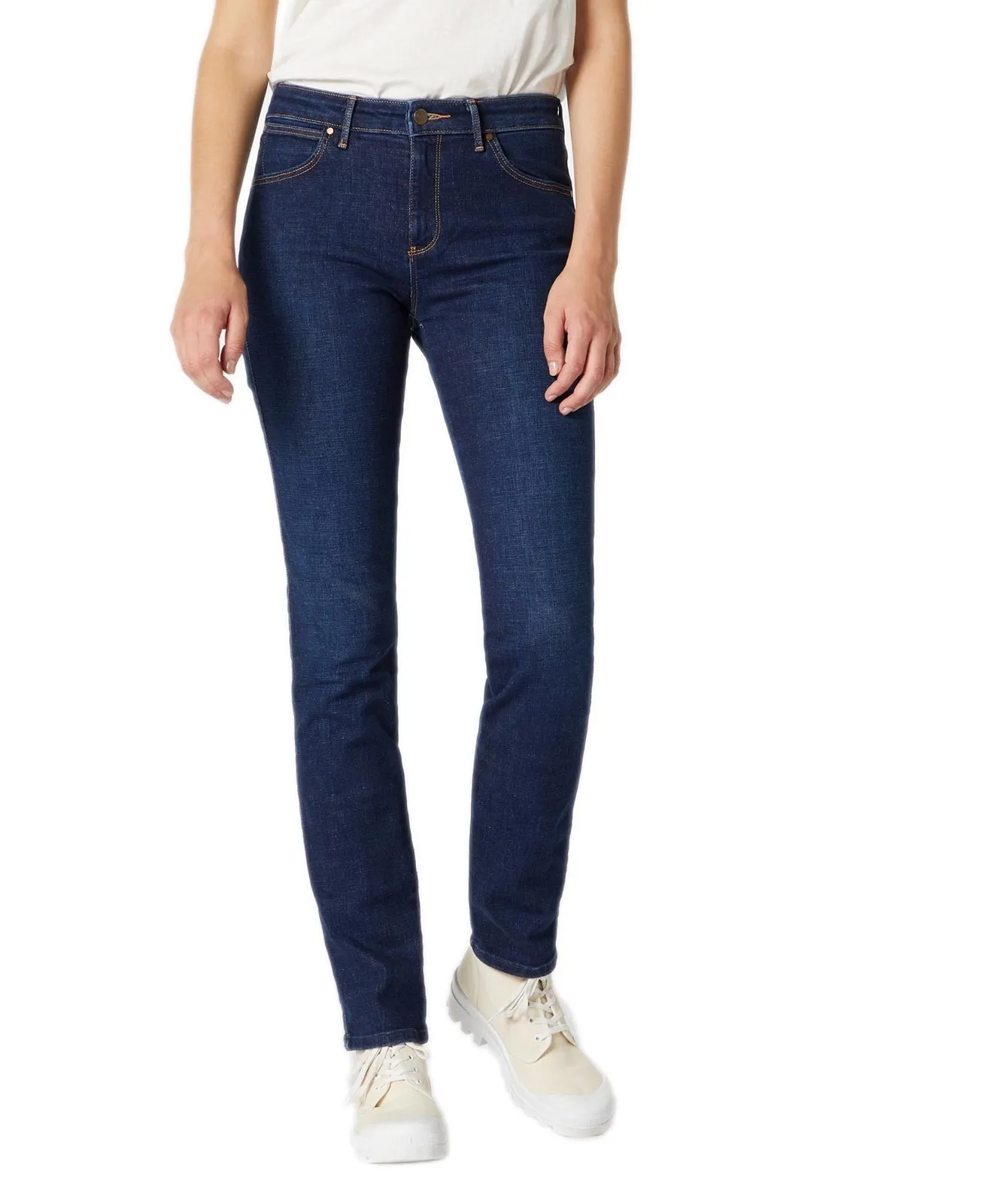 Damen Jeans Slim von Wrangler in Night Blue