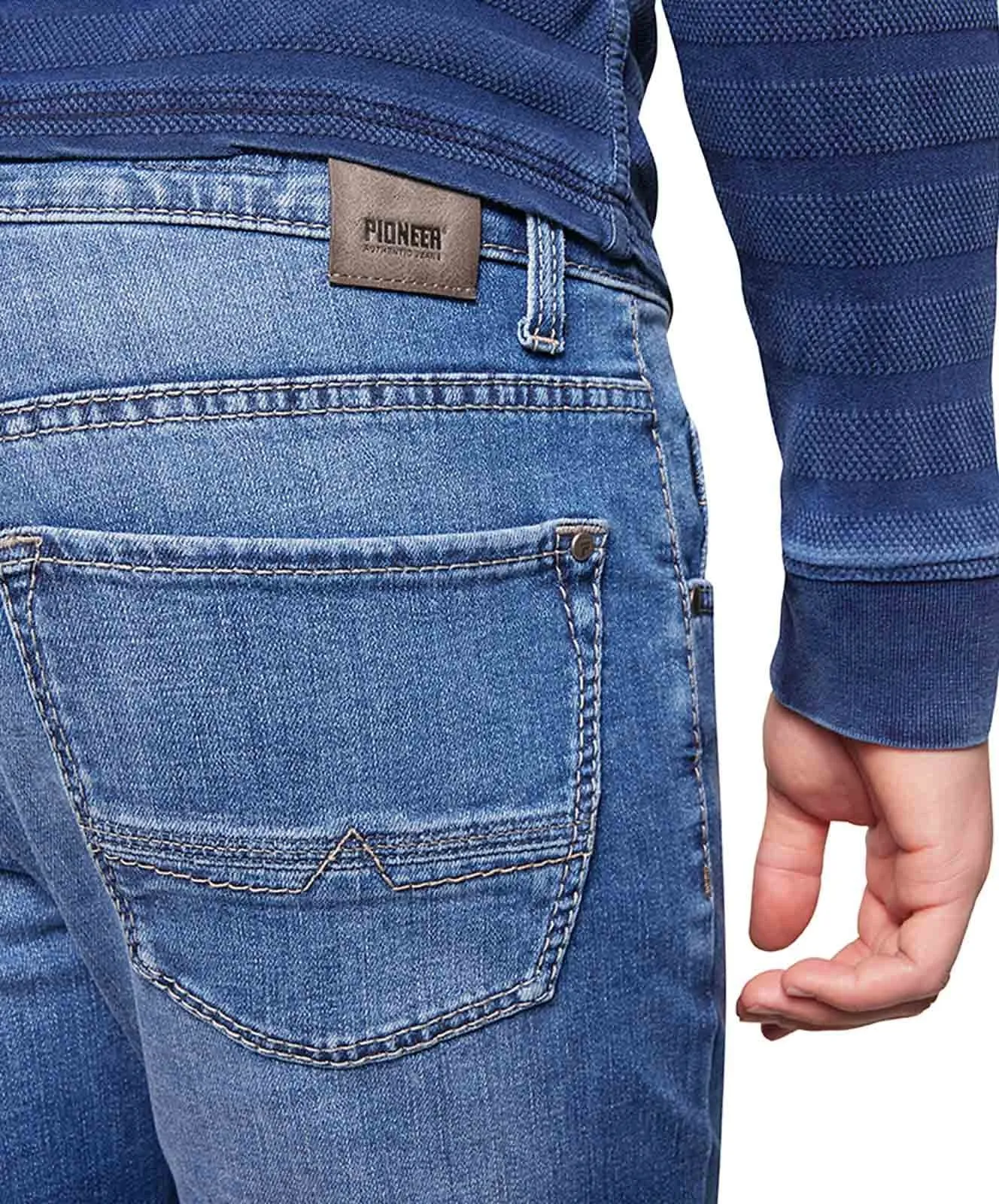 Herren Jeans Rando 1674 von Pioneer in Blue Fashion