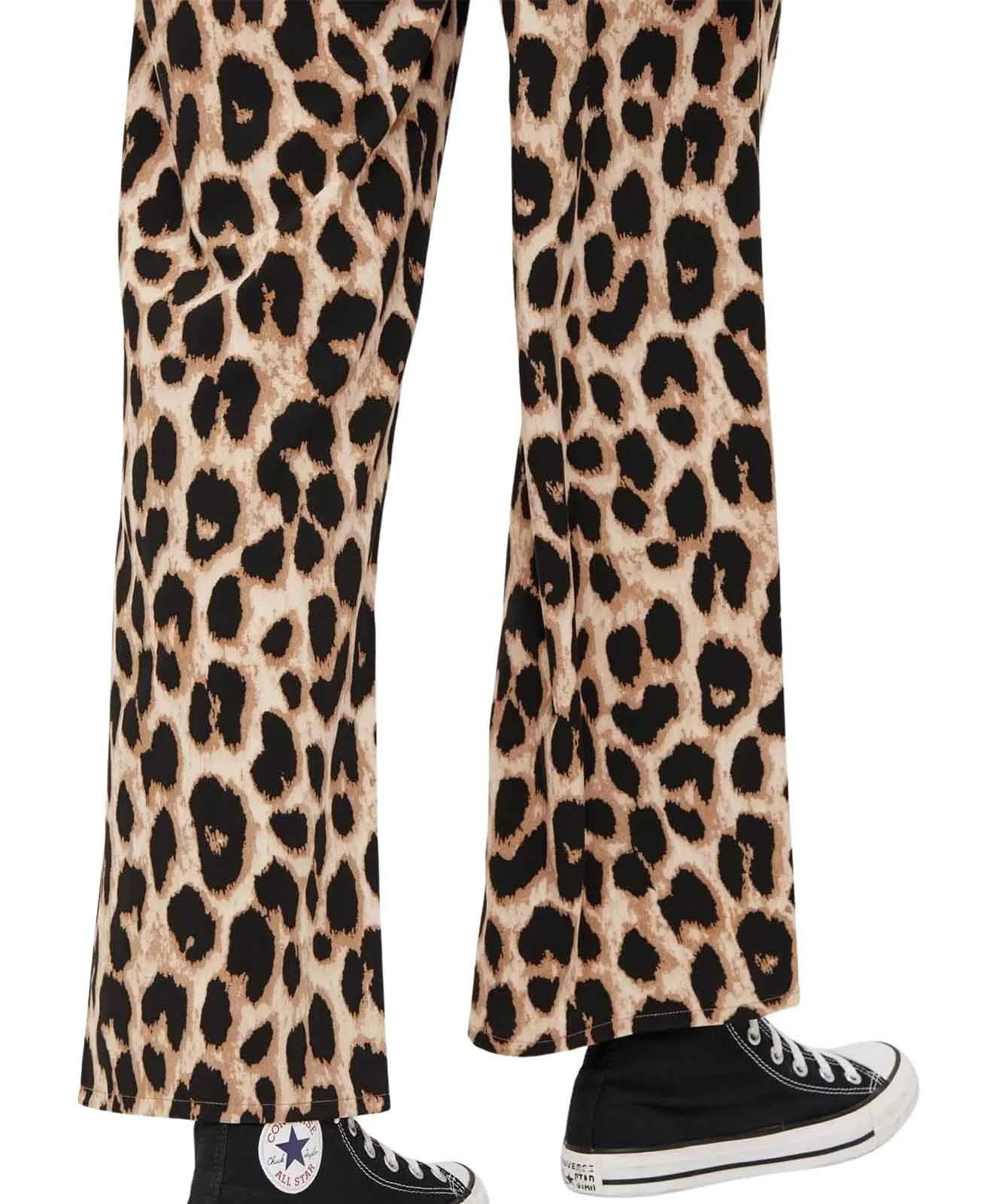 Damen Hose Gurla von Pieces in Black LEO