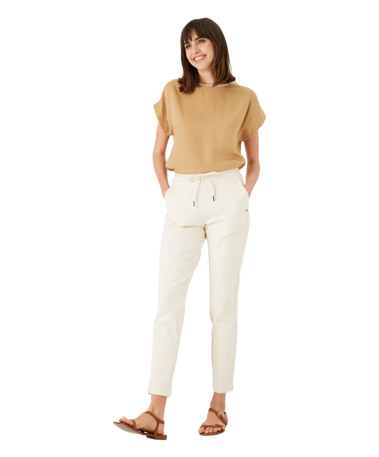Damen Hose Z0004 von Garcia in Whitecap