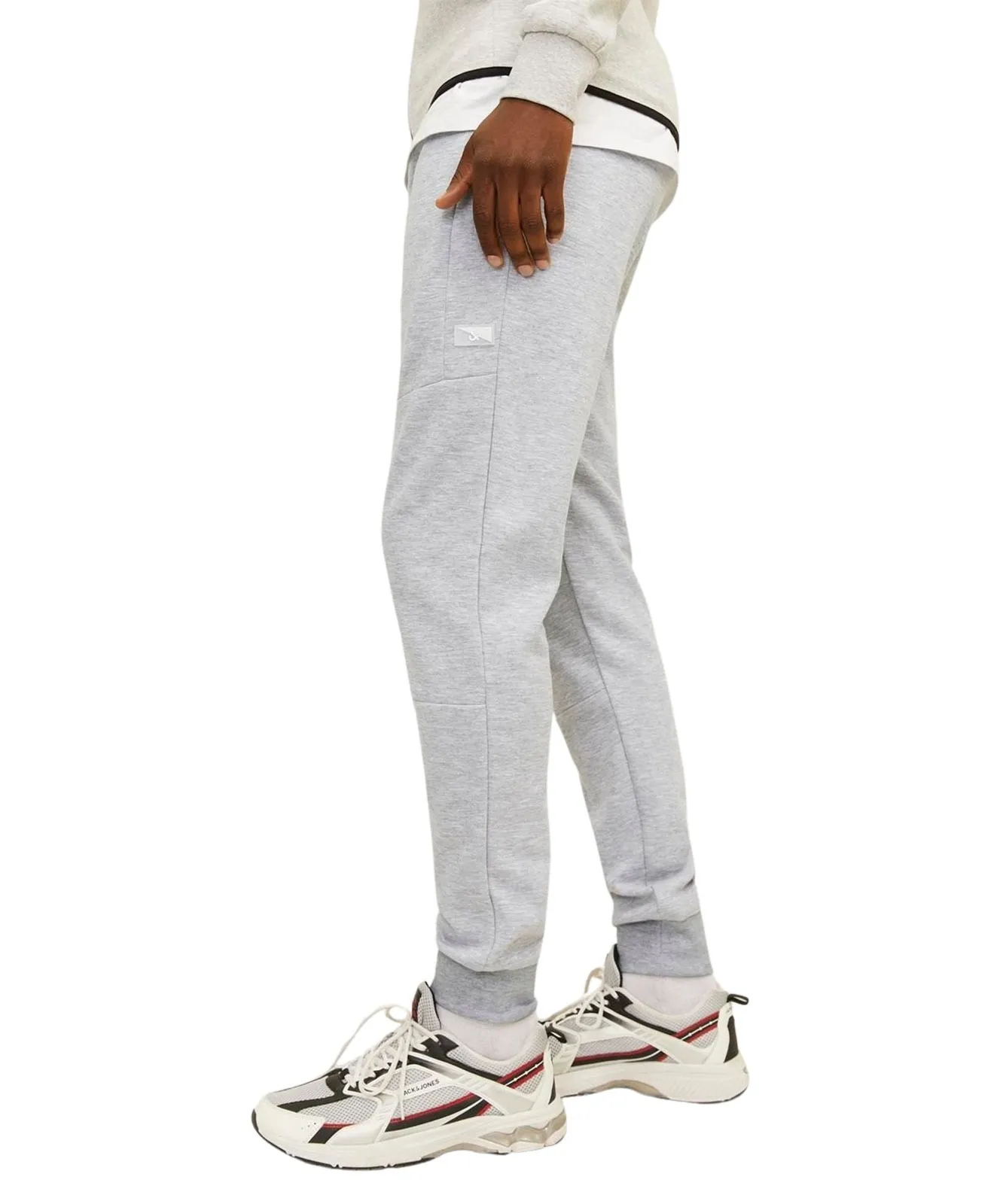 Herren Hose Will von Jack & Jones in Light Grey Melange