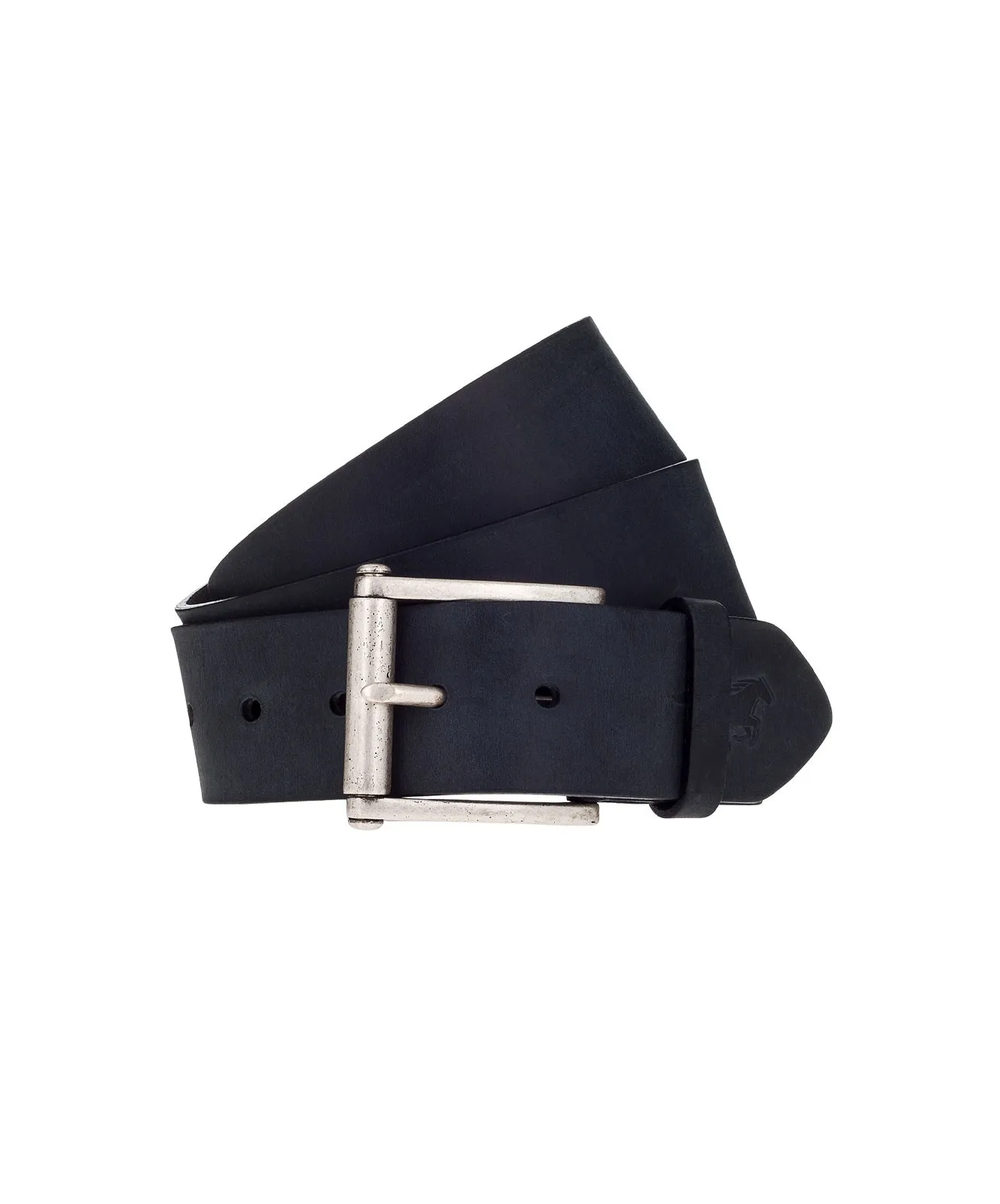 Herren Gürtel Vollrindleder-Herrengürtel in 45 mm von Mustang in Schwarz