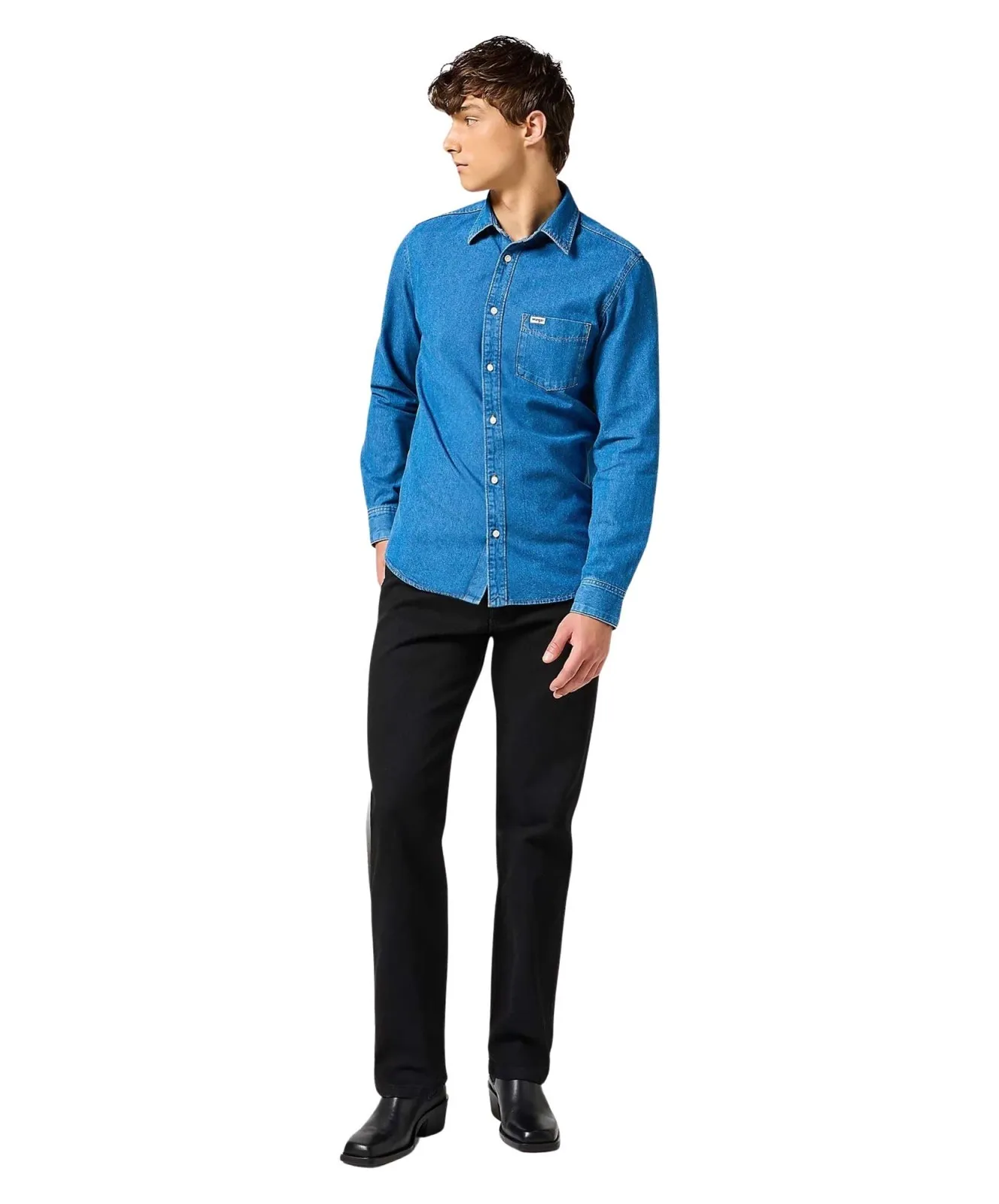 Herren Jeans 13MWZ von Wrangler in Shadow Black