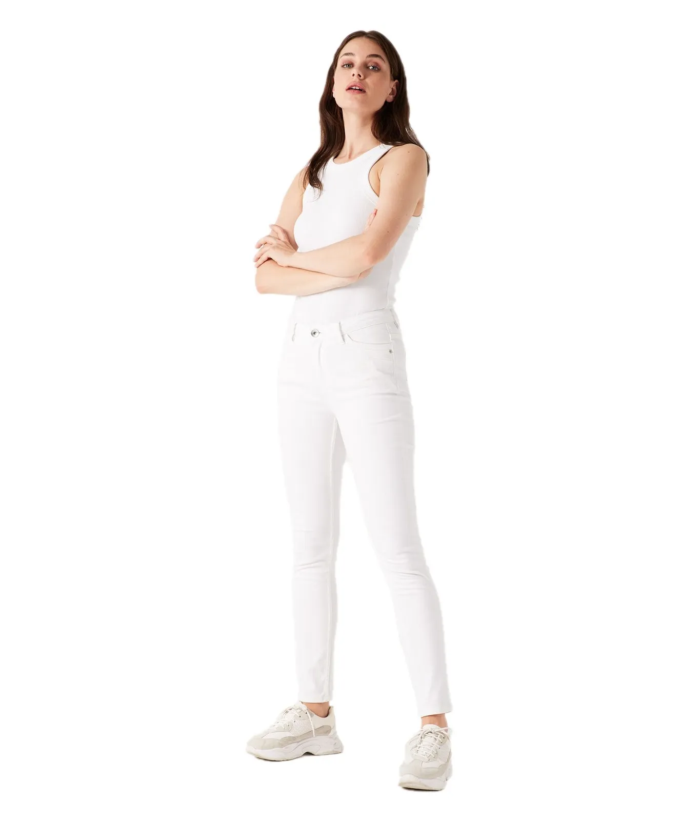 Damen Jeans Celia 244 von Garcia in White