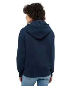 Mustang Hoodie Margo in Dunkelblau mit Logo