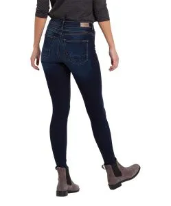 Cross Jeans Skinny Fit Judy mit Ankle-Länge in Dunkelblau