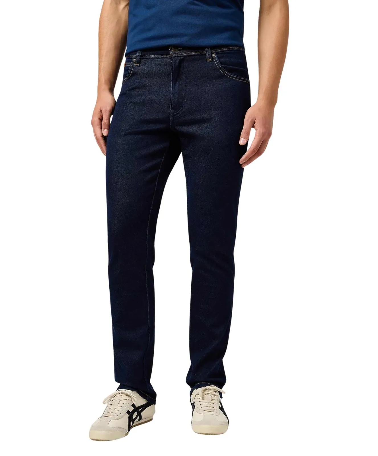 Herren Jeans Texas Slim von Wrangler in Moonlight Rinse