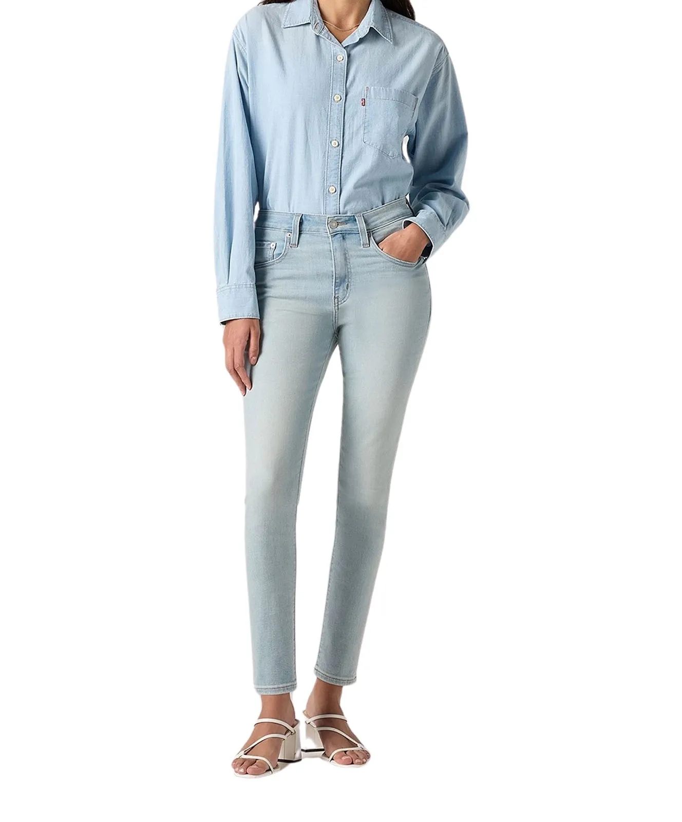 Damen Jeans 721 High-Rise Skinny Jeans von Levis in Cool Secret Bench