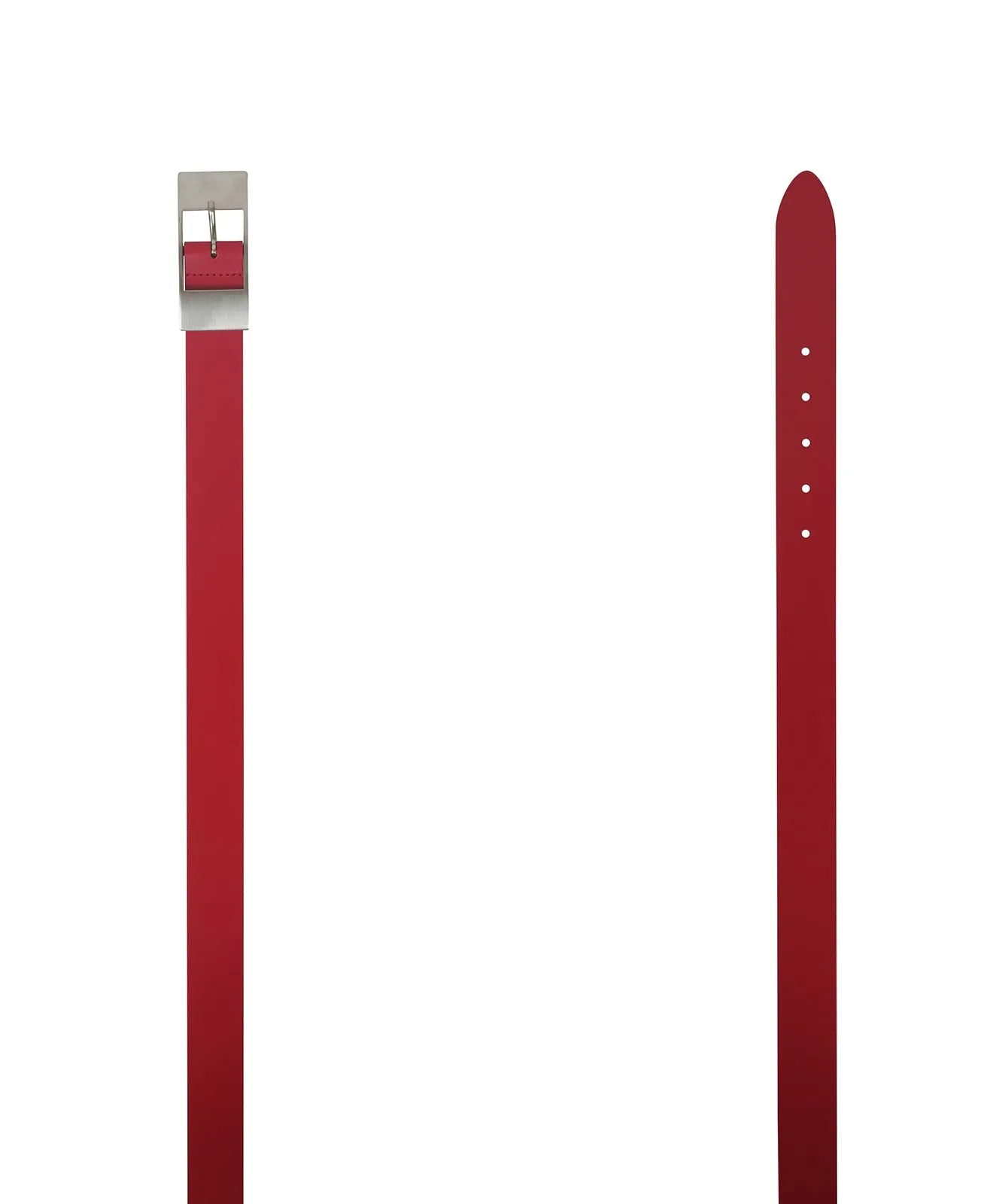 Damen Gürtel 3,5cm Softledergürtel von Bernd Götz in Rot