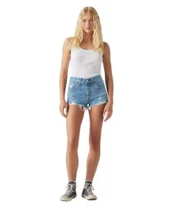 Levi's Jeans-Shorts 501 Original mit ausgefranstem Saum