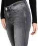 Damen Jeans Dream Skinny Chain Galloon von MAC in Ash Net Wash