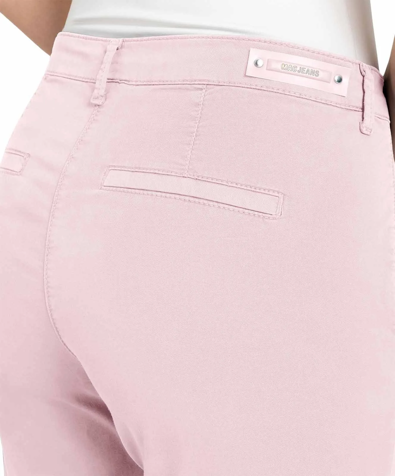 Damen Hose Chino Turn Up von MAC in Cotton Candy Pink