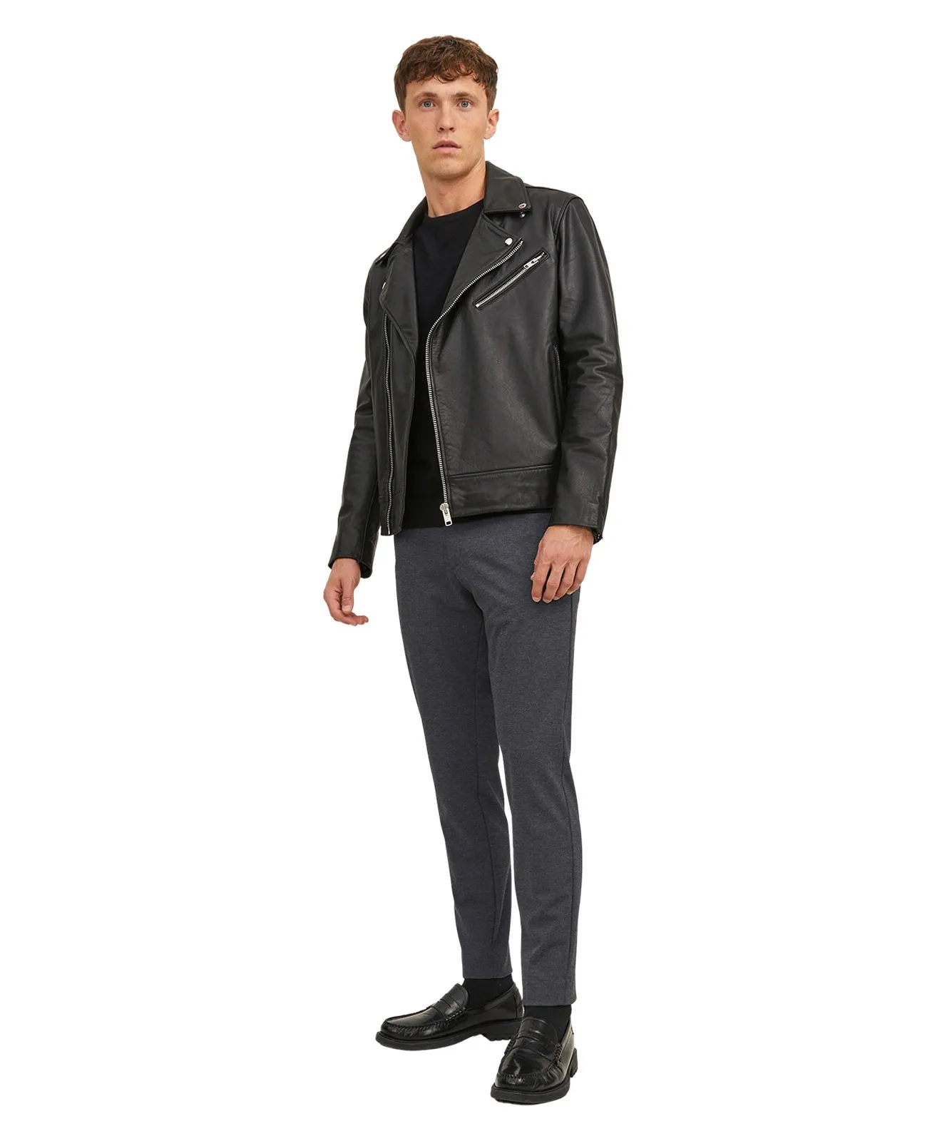 Herren Hose Marco Dave von Jack & Jones in Dark Grey