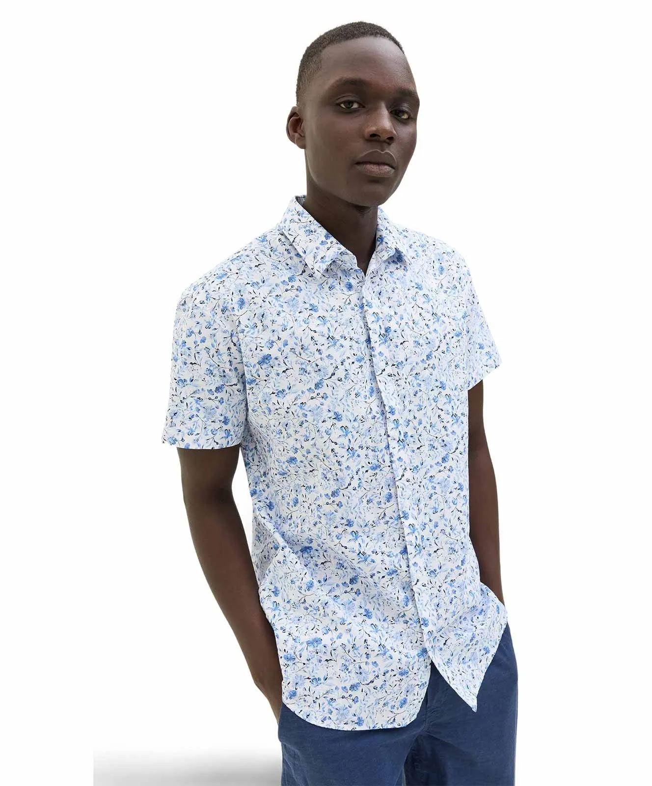Herren Hemd Summer Print von Jack & Jones in Super Sonic