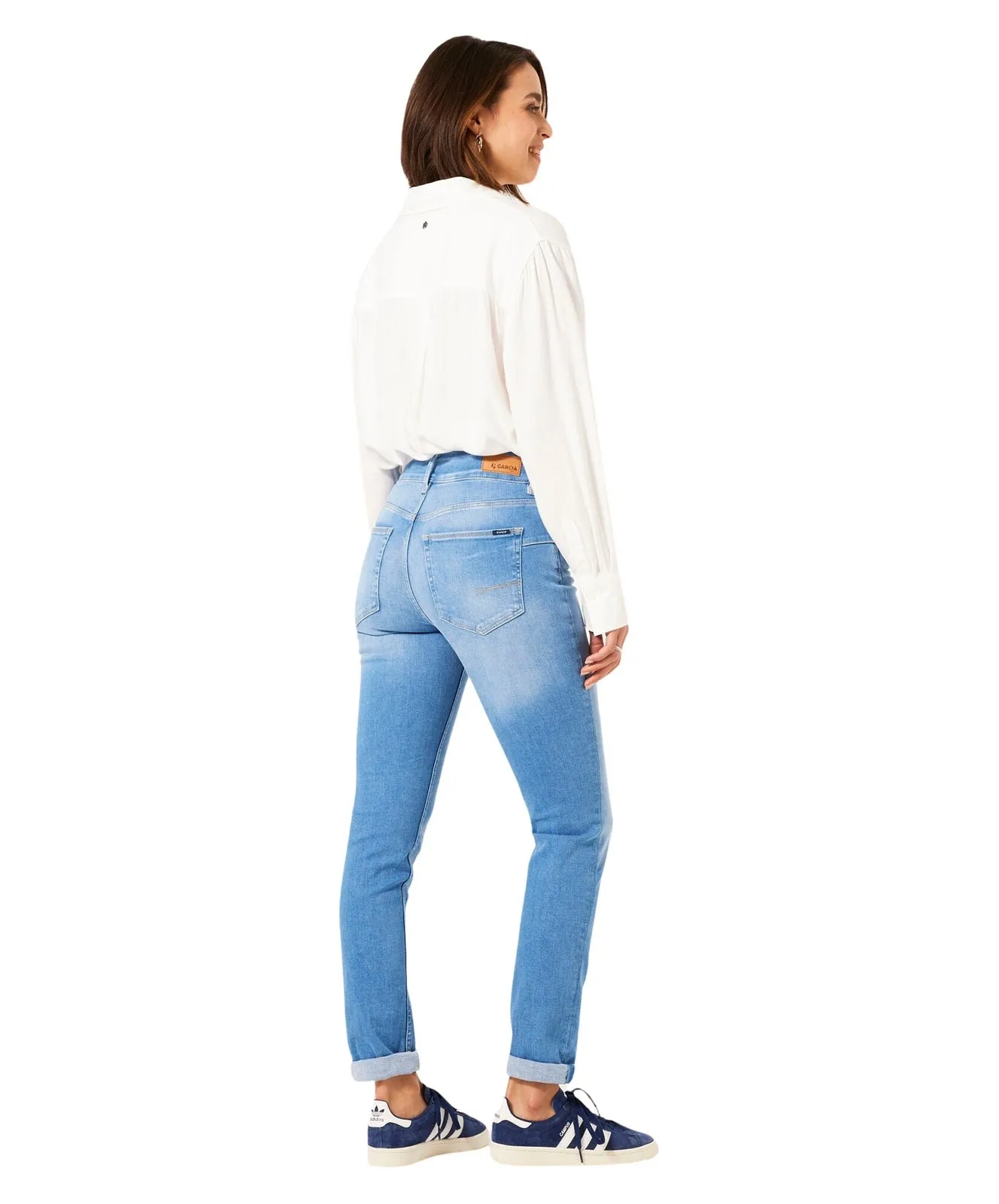 Damen Jeans Caro Curved von Garcia in Medium Used