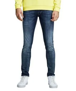 Jack & Jones Jeans Slim Fit Glenn in blauem Used-Look