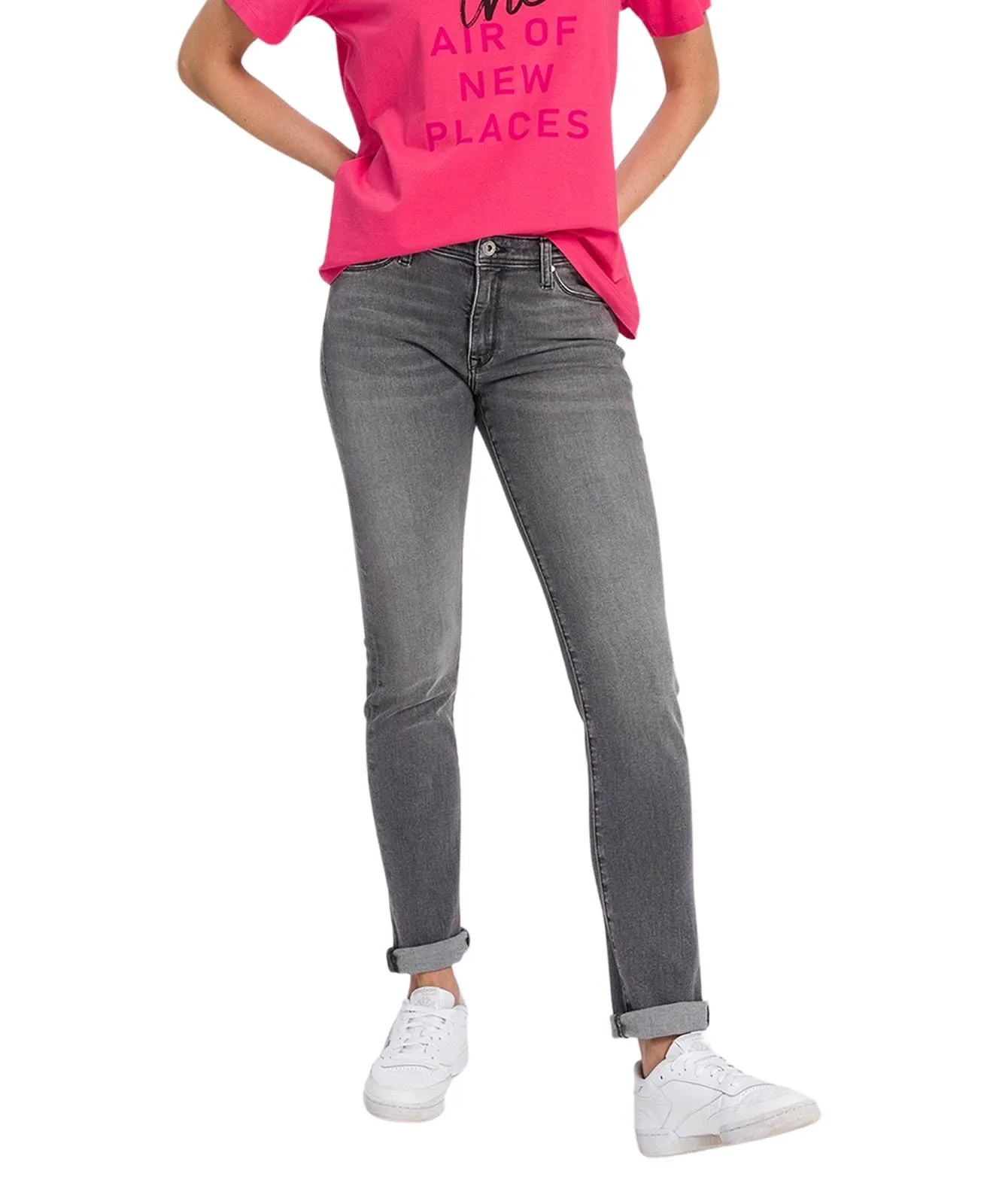 Damen Jeans Anya von Cross in Grey Used