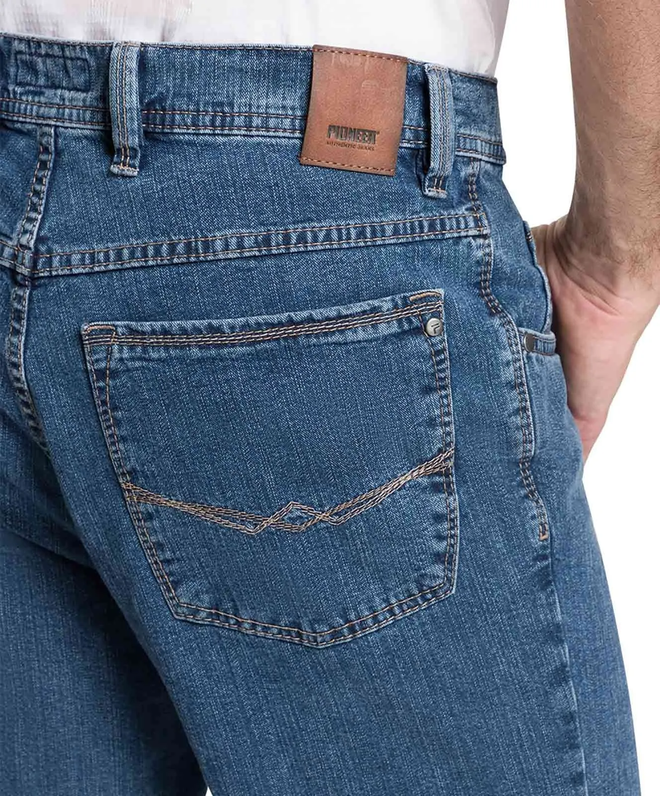 Herren Jeans Peter 1600 von Pioneer in Blue Stonewash