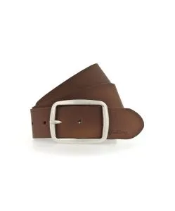 Mustang Gürtel aus Echtleder in Braun mit Vintage-Optik
