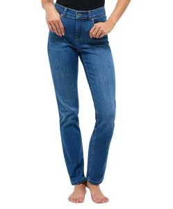 Angels Jeans Straight Fit Cici im zeitlosen Blue Used