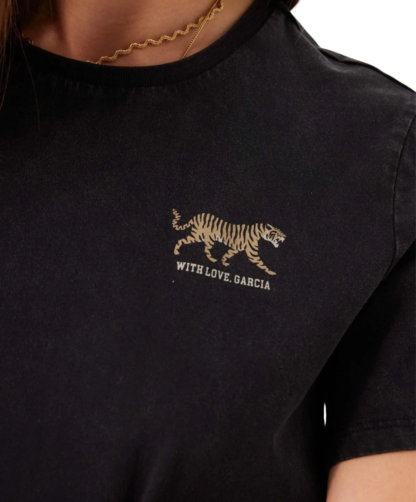 Damen Shirt Z0012 von Garcia in Black