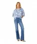 Damen Jeans Flare Retro von Wrangler in Raven