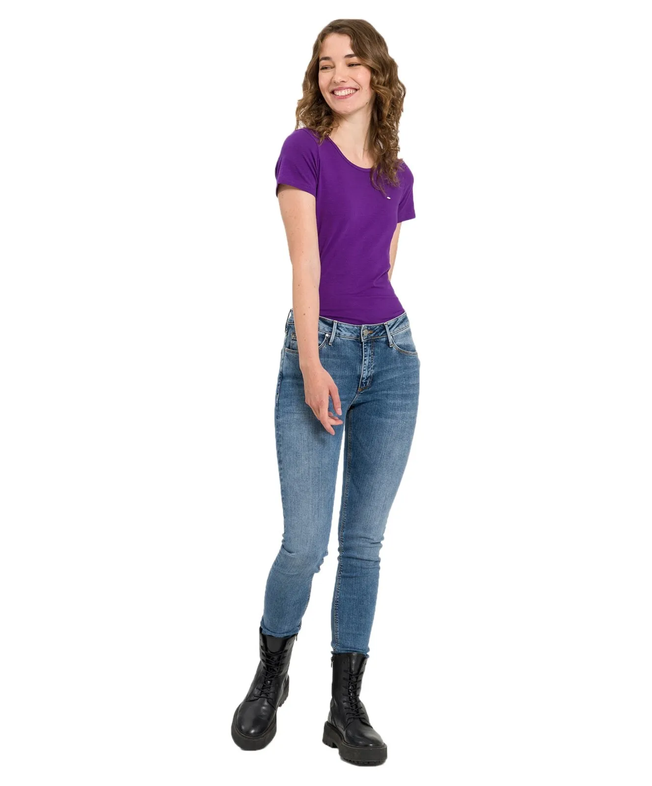 Damen Jeans Alan von Cross in Sea Blue Washed