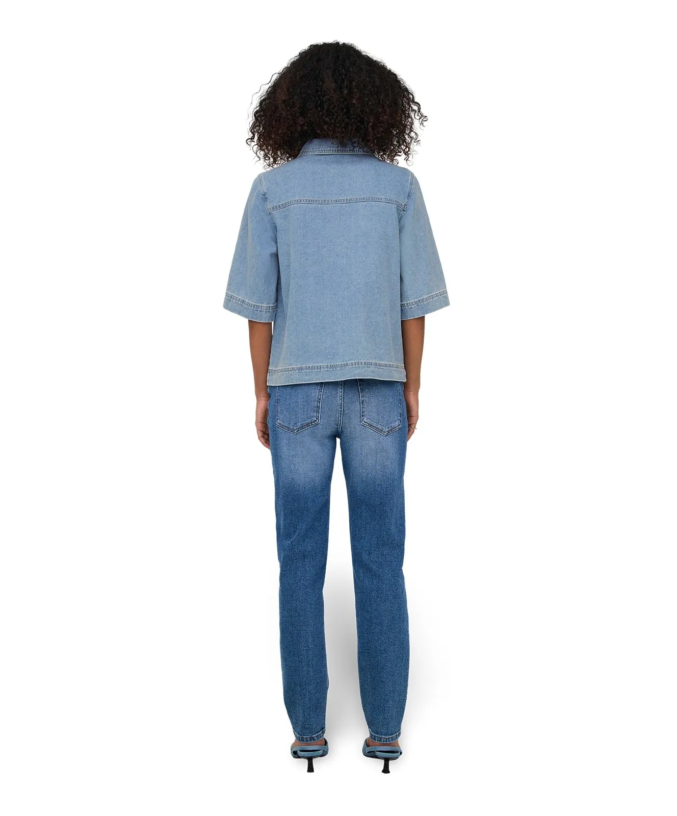 Damen Bluse Belle von Only in Light Blue