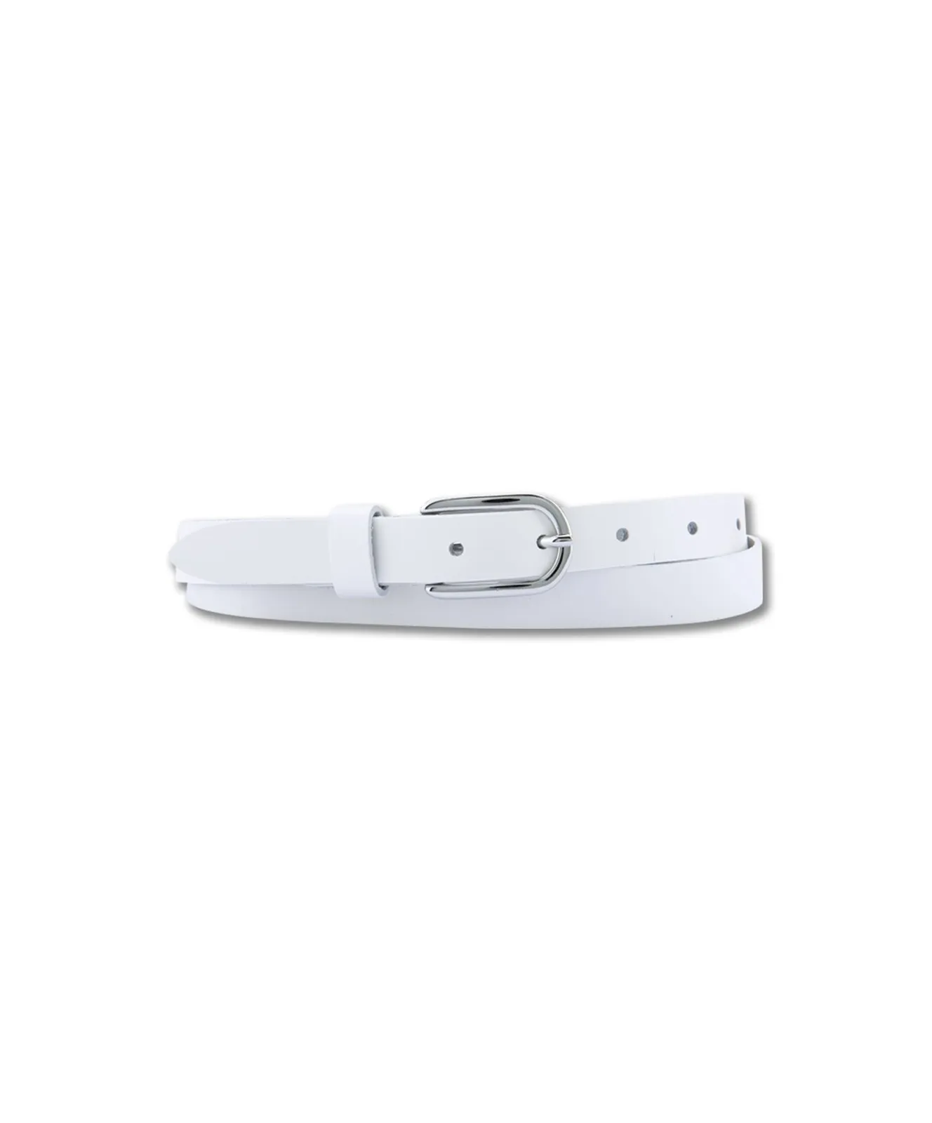 Damen Gürtel 2cm Nappaledergürtel von Bernd Götz in Weiß