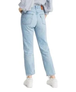 Levi's Damen-Jeans 78 Crop 501 in blauem Luxor