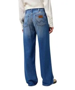 Wrangler World Wide Jeans in blauer Promises-Waschung