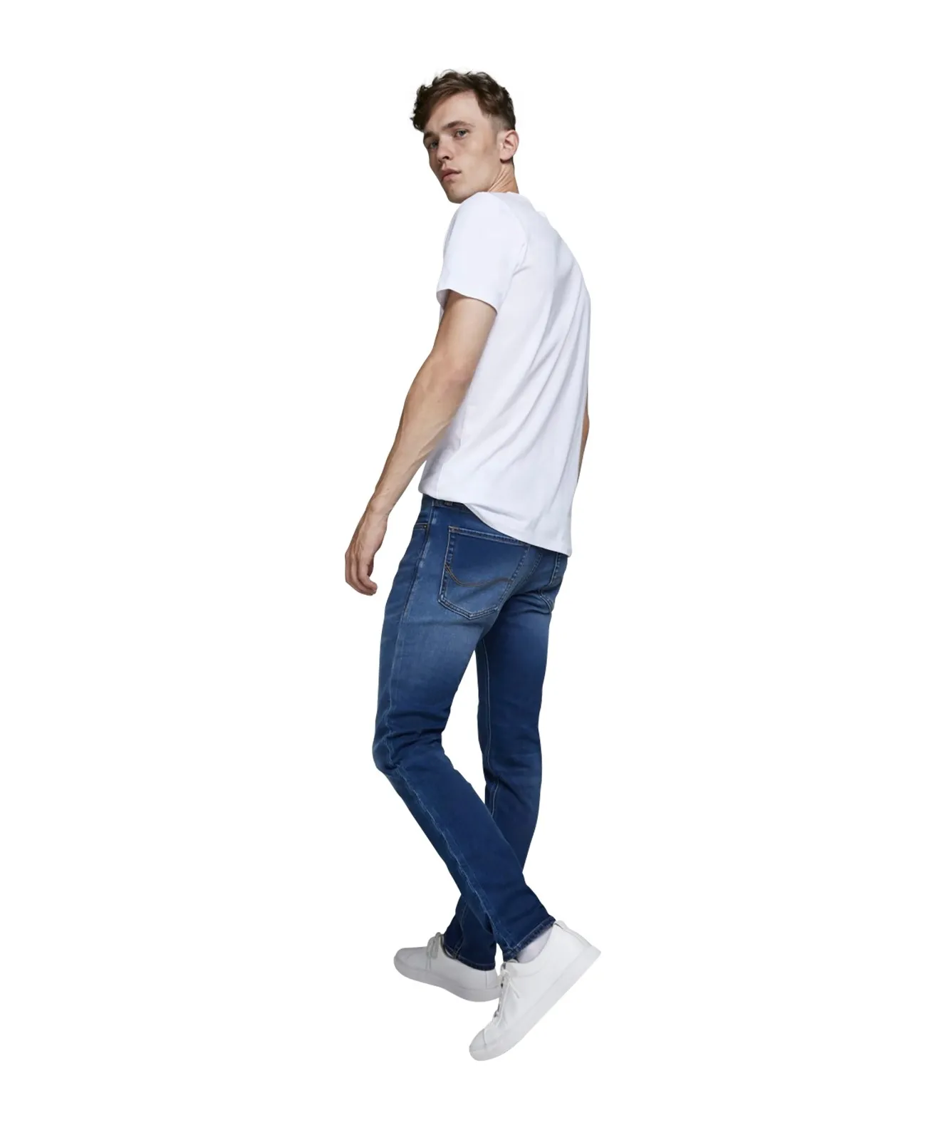Herren Jeans Glenn Original von Jack & Jones in Blue Denim