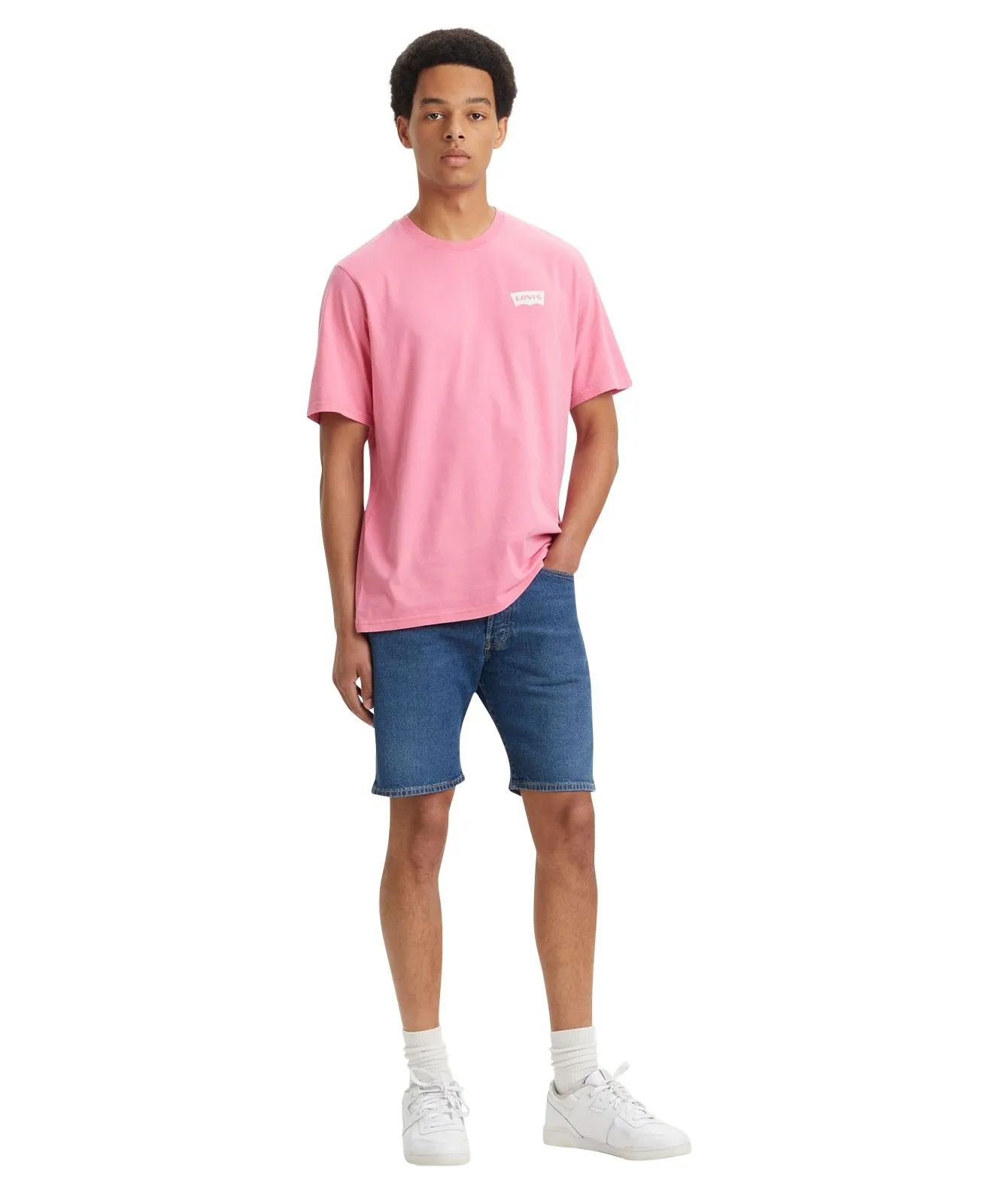 Herren Jeans 501 Shorts Hemmed von Levis in Bleu Eyes Break