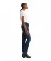 Damen Jeans 724 High-Waisted Straight von Levis in Blue Swell