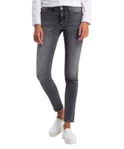 Cross Damen-Jeans Skinny Fit Alan in grauem Grey Used