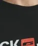 Herren Shirt Corp Logo Tee von Jack & Jones in Black