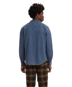 Levis Jeanshemd Barstow Western in Blau