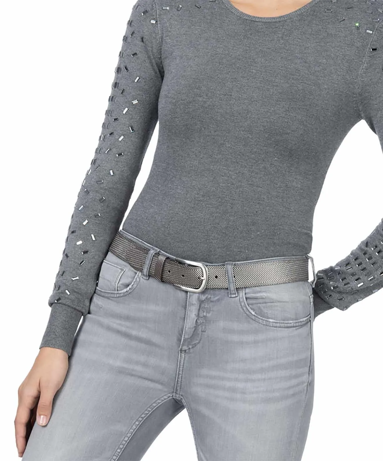 Damen Gürtel 3,5cm Softleder Gürtel von Bernd Götz in Schwarz