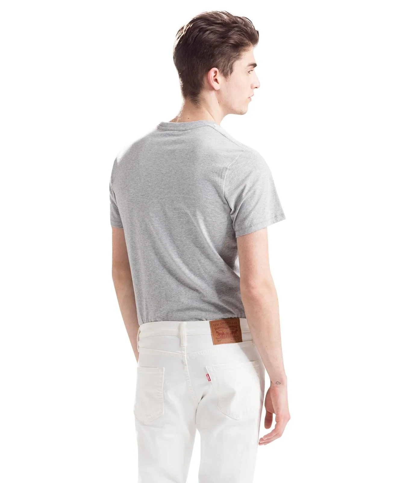 Herren Shirt Sportswear Logo Tee von Levis in Grey Heather