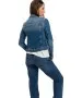 Damen Jacke Jeansjacke von Cross in Mid Blue