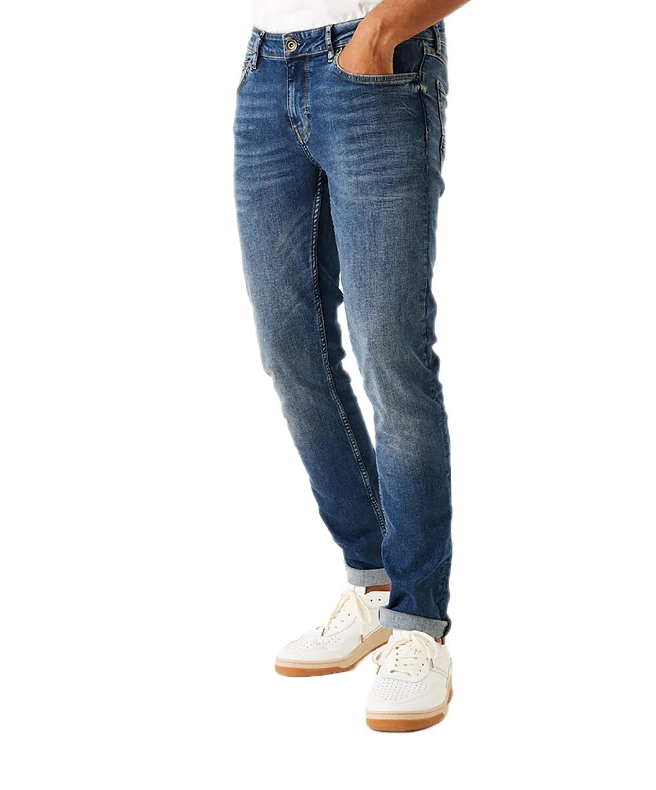 Herren Jeans Fermo 650 von Garcia in Vintage Used